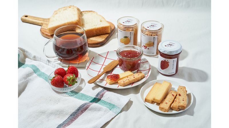 【いちびこ🍓】ミガキイチゴのジャムにサブレを添えて　ICHIBIKOがおやつ向け新商品